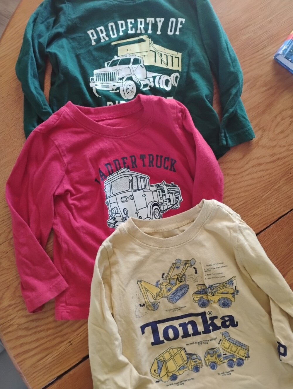 Three baby Gap long sleeve Shirts